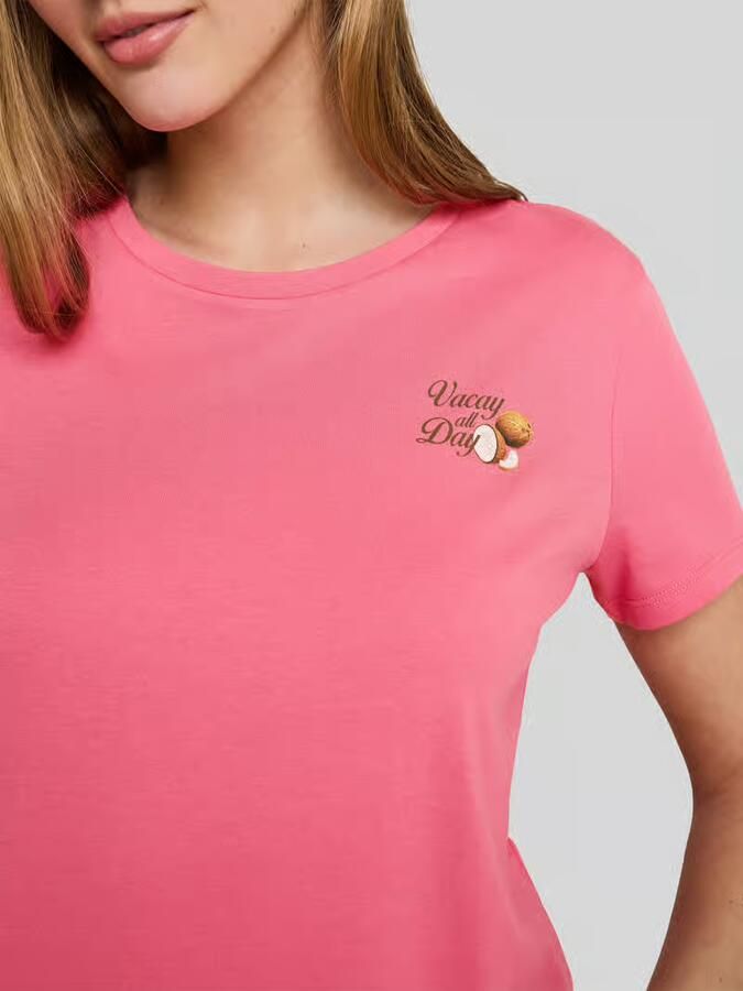 Tom Tailor Denim regular fit T-shirt van puur katoen met motiefprint