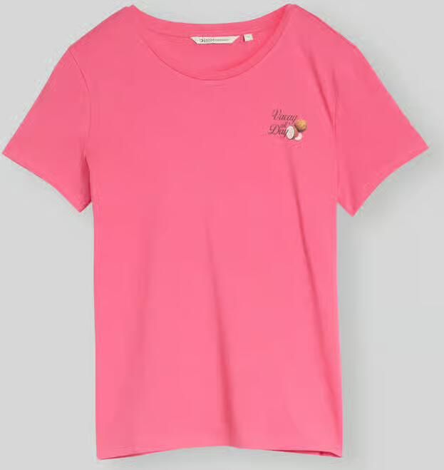Tom Tailor Denim regular fit T-shirt van puur katoen met motiefprint - Foto 2