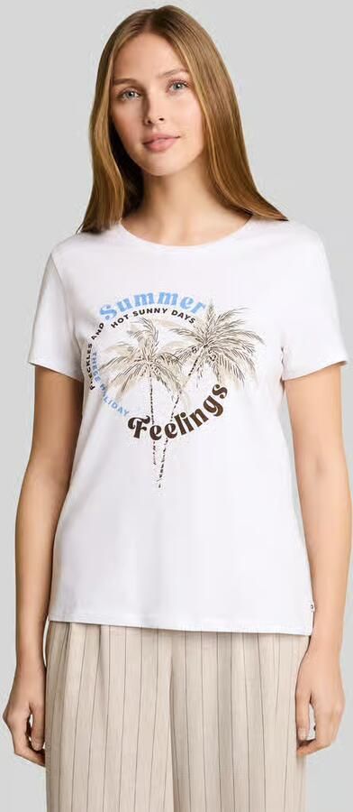 Tom Tailor Denim regular fit T-shirt van puur katoen met motiefprint - Foto 3