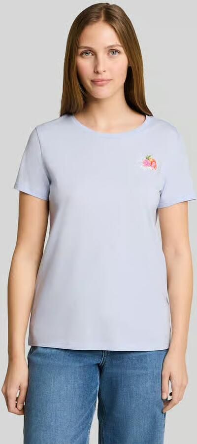 Tom Tailor Denim regular fit T-shirt van puur katoen met motiefprint - Foto 4