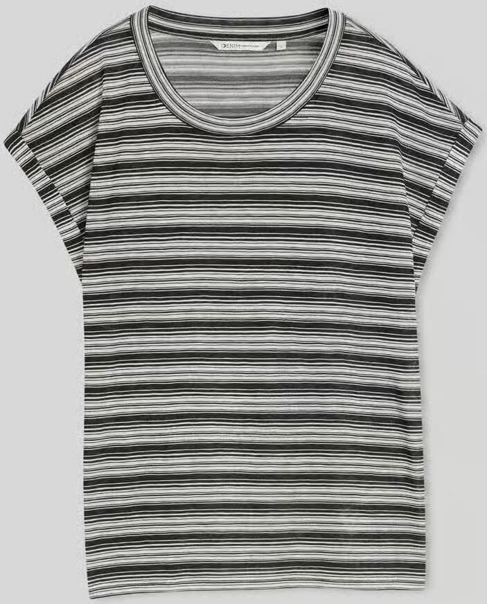 Tom Tailor Denim regular fit T-shirt van viscosemix - Foto 2