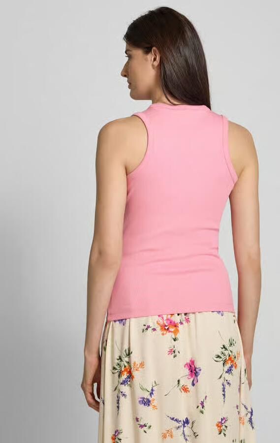 Tom Tailor Denim Regular fit tanktop van fijnrib