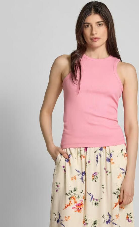 Tom Tailor Denim Regular fit tanktop van fijnrib - Foto 2