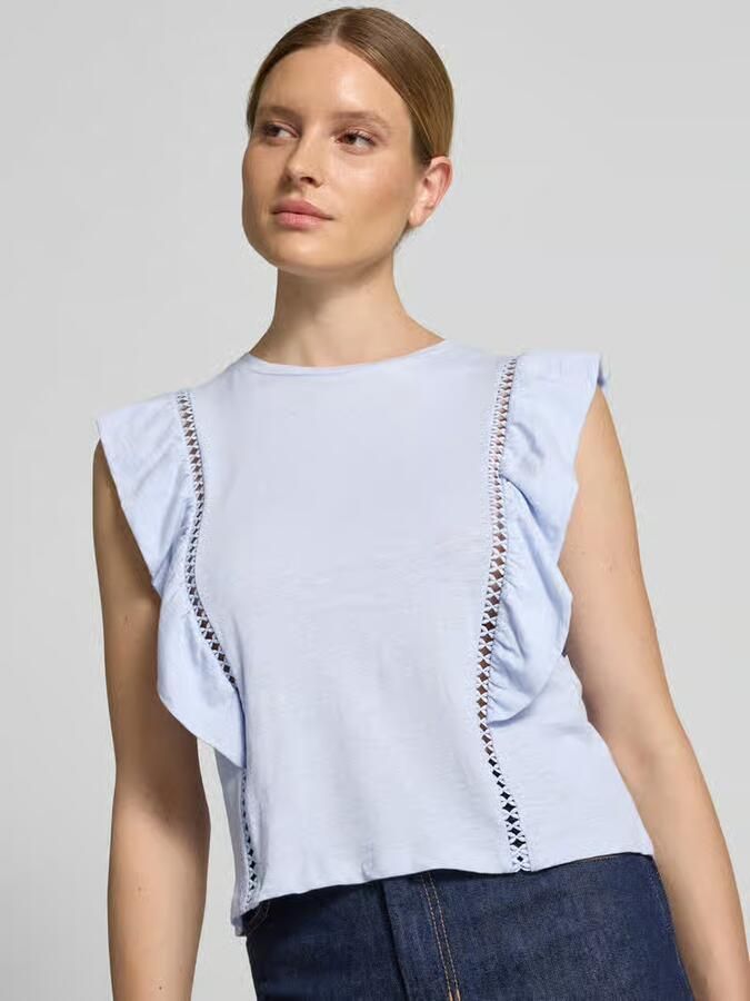 Tom Tailor Denim regular fit top van puur katoen