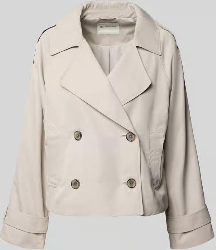 Tom Tailor Denim regular fit trenchcoat met schouderriempjes - Foto 2