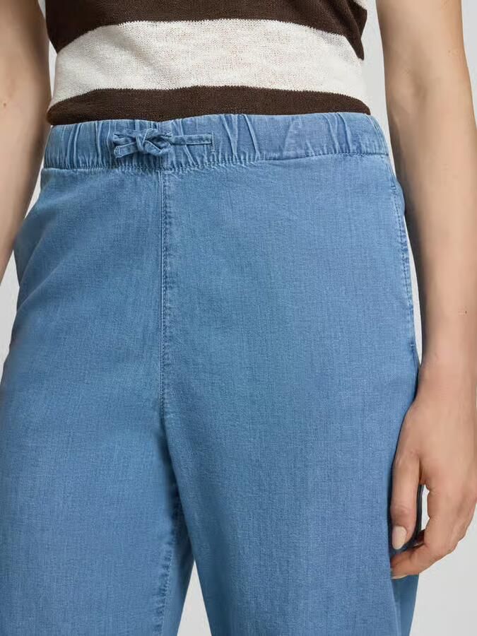 Tom Tailor Denim regular fit wide leg jeans van katoenmix
