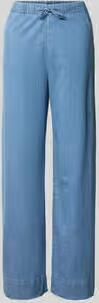 Tom Tailor Denim regular fit wide leg jeans van katoenmix