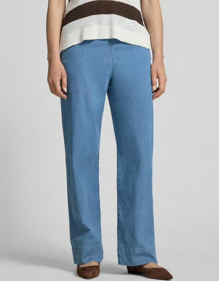 Tom Tailor Denim regular fit wide leg jeans van katoenmix - Foto 3