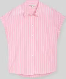 Tom Tailor Denim relaxed fit blouse van puur katoen