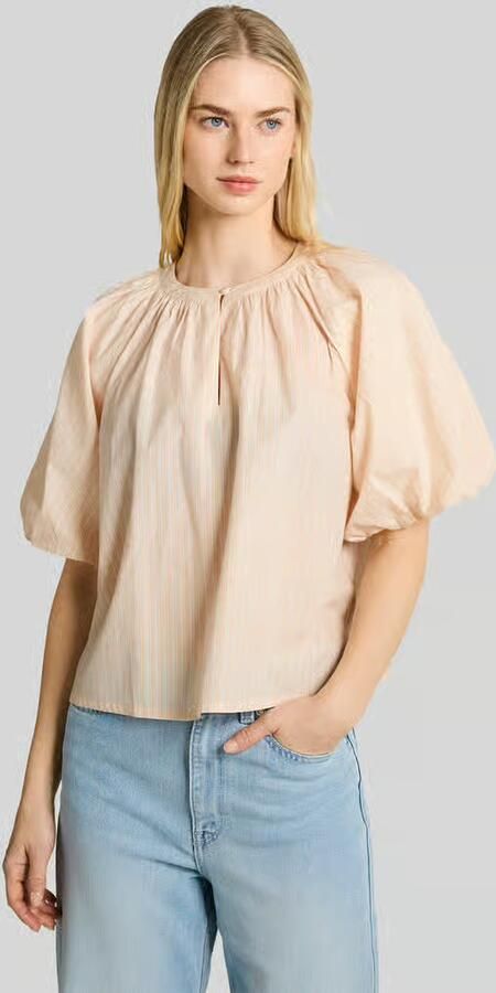 Tom Tailor Denim relaxed fit blouse van puur katoen - Foto 3