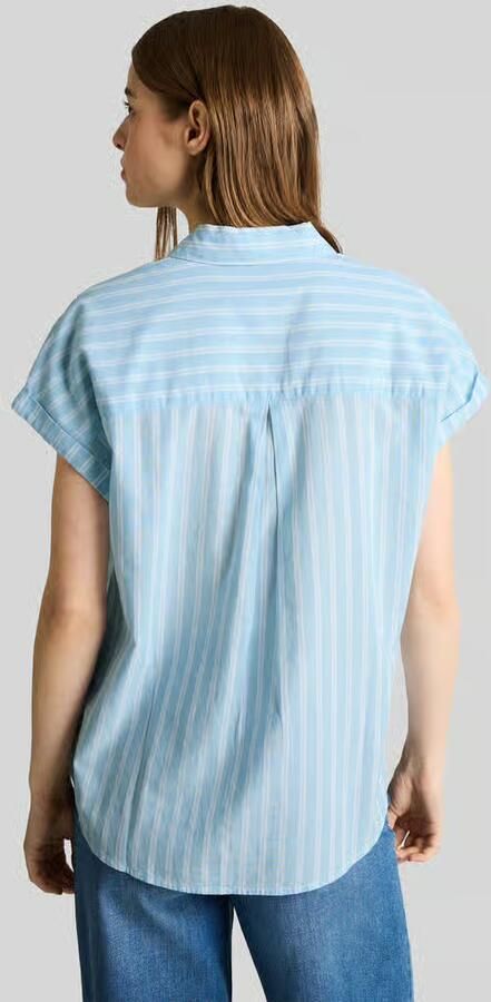 Tom Tailor Denim relaxed fit blouse van puur katoen - Foto 3