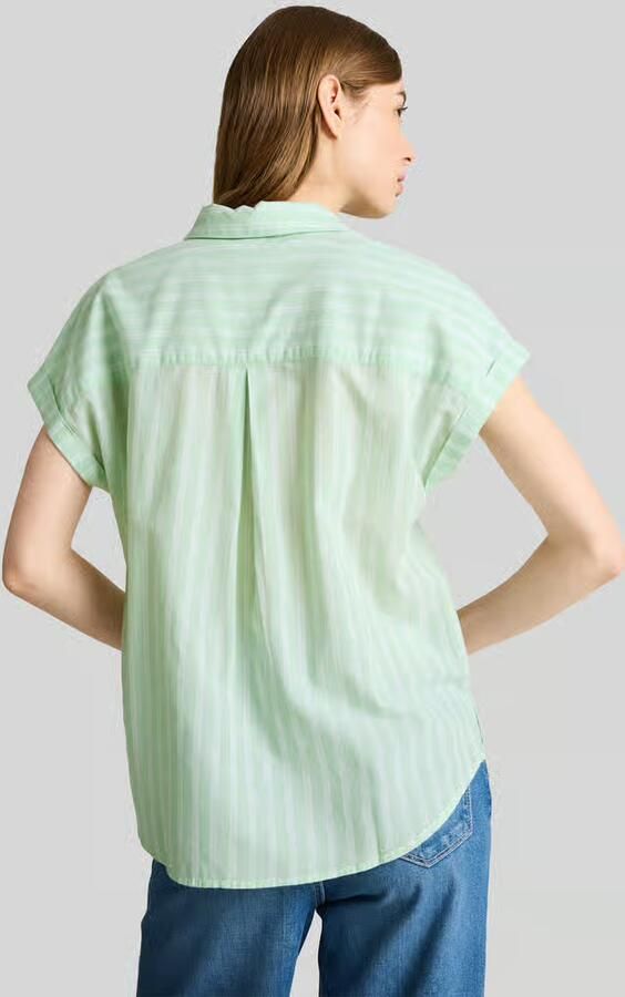 Tom Tailor Denim relaxed fit blouse van puur katoen - Foto 2