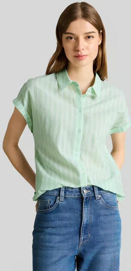 Tom Tailor Denim relaxed fit blouse van puur katoen - Foto 3