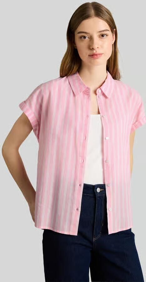 Tom Tailor Denim relaxed fit blouse van puur katoen - Foto 2