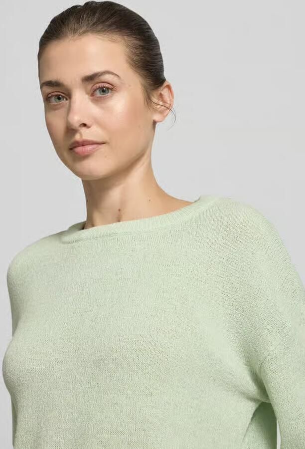 Tom Tailor Denim Relaxed fit gebreide pullover met boothals