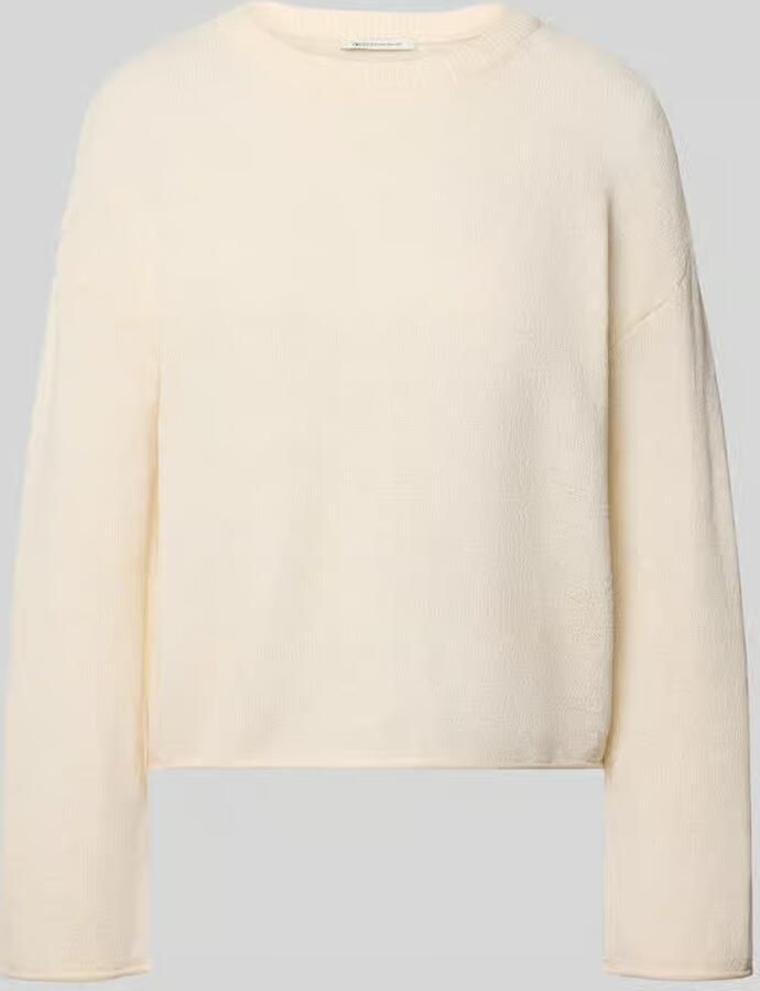 Tom Tailor Denim Relaxed fit gebreide pullover met boothals - Foto 2