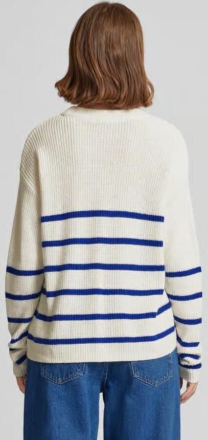 Tom Tailor Denim Relaxed fit gebreide pullover met streepmotief