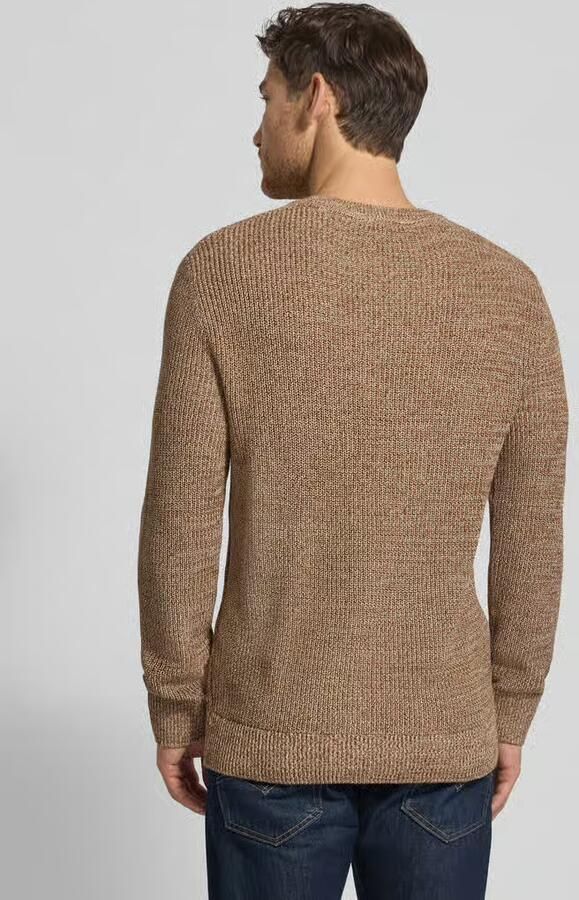 Tom Tailor Denim Relaxed fit gebreide pullover van katoenmix
