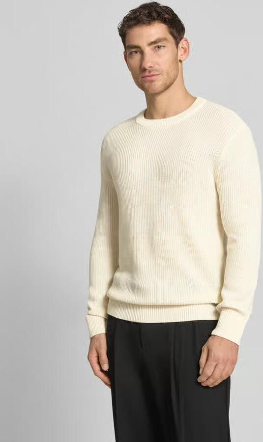 Tom Tailor Denim Relaxed fit gebreide pullover van katoenmix - Foto 2