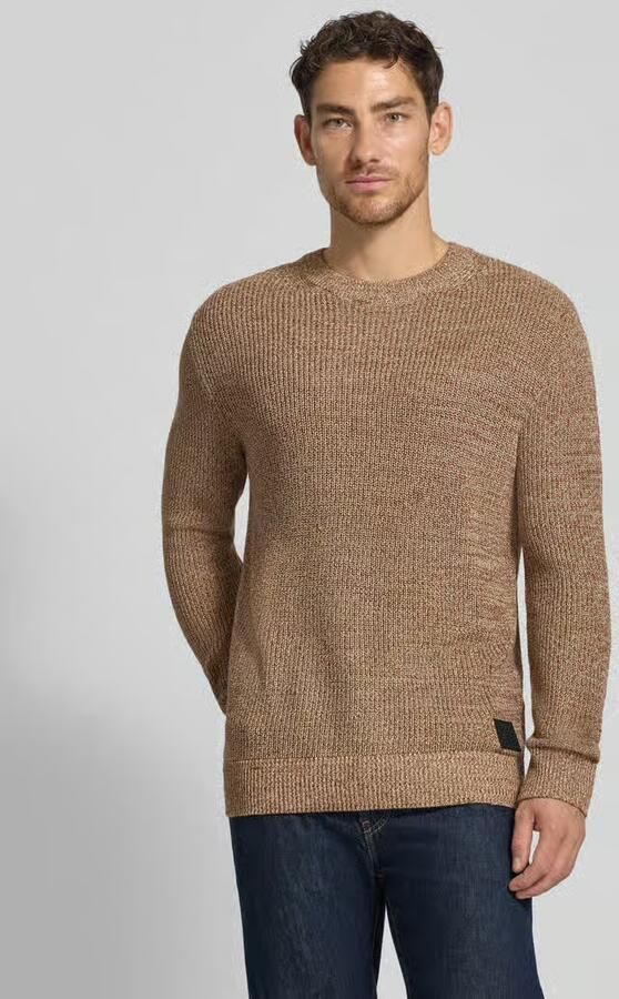 Tom Tailor Denim Relaxed fit gebreide pullover van katoenmix - Foto 2