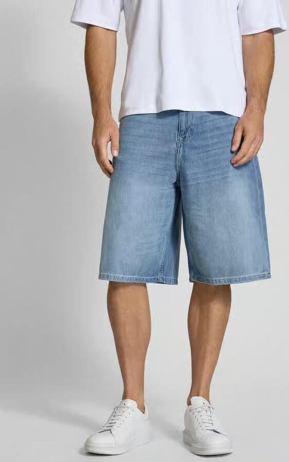 Tom Tailor Denim Relaxed fit korte jeans van pure katoen model 'BAGGY' - Foto 2