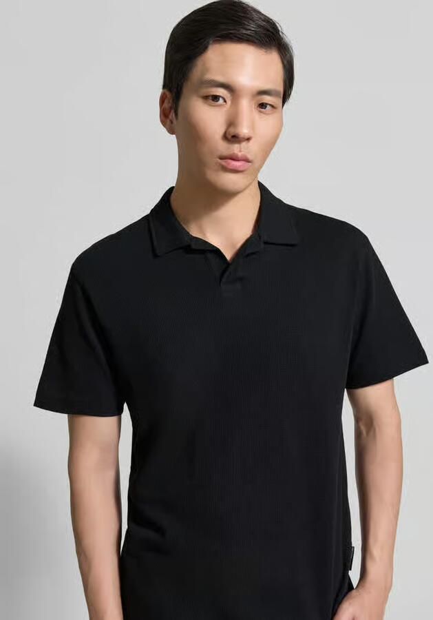 Tom Tailor Denim Relaxed fit Poloshirt van Katoenmix