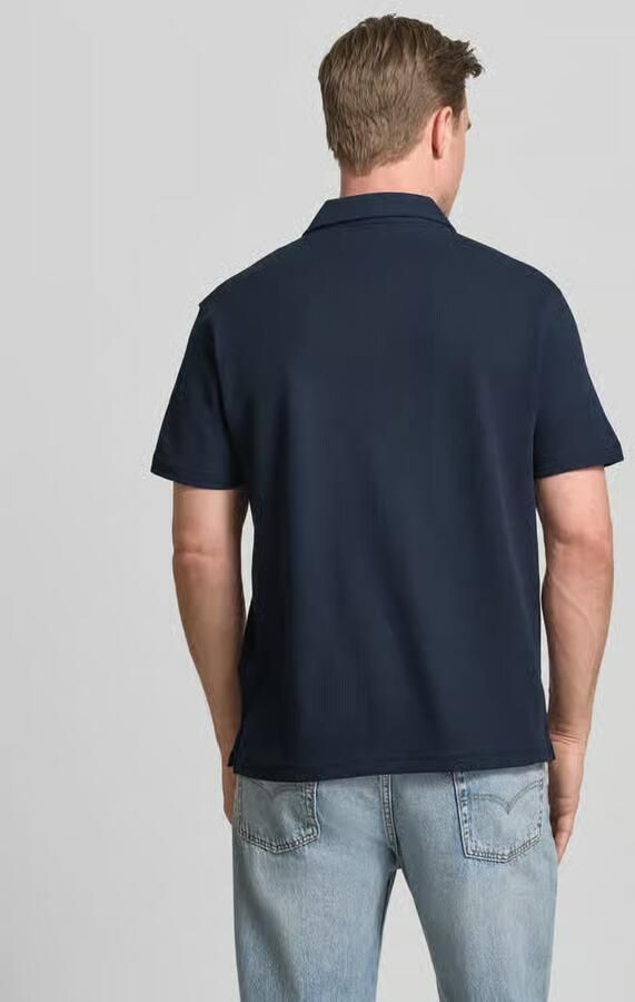 Tom Tailor Denim Relaxed fit Poloshirt van Katoenmix
