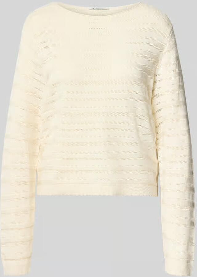 Tom Tailor Denim relaxed fit pullover van katoenmix