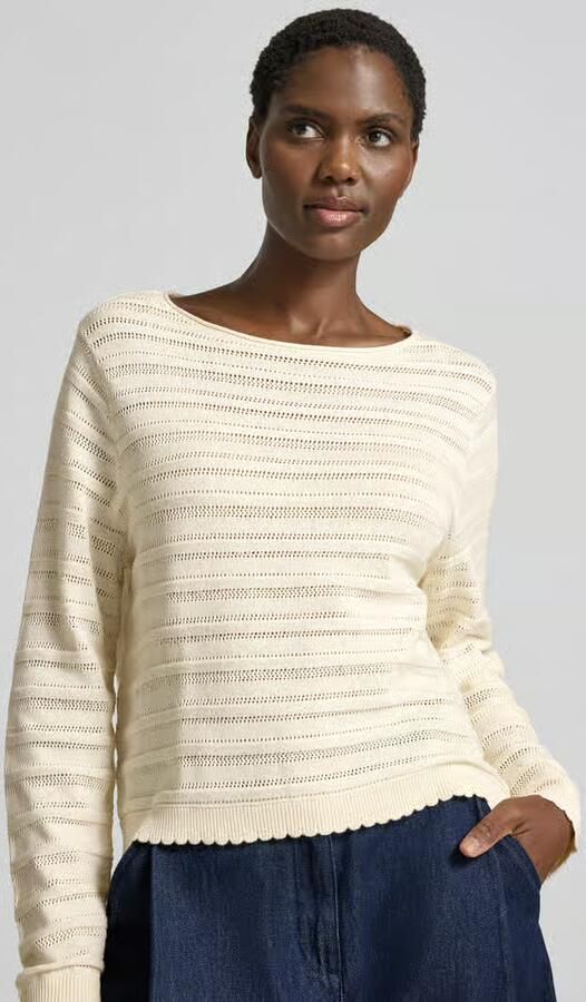 Tom Tailor Denim relaxed fit pullover van katoenmix - Foto 2