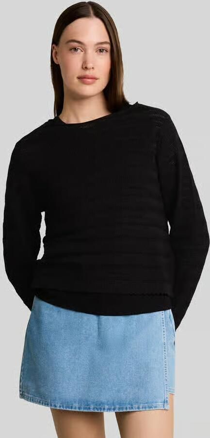 Tom Tailor Denim relaxed fit pullover van katoenmix - Foto 4