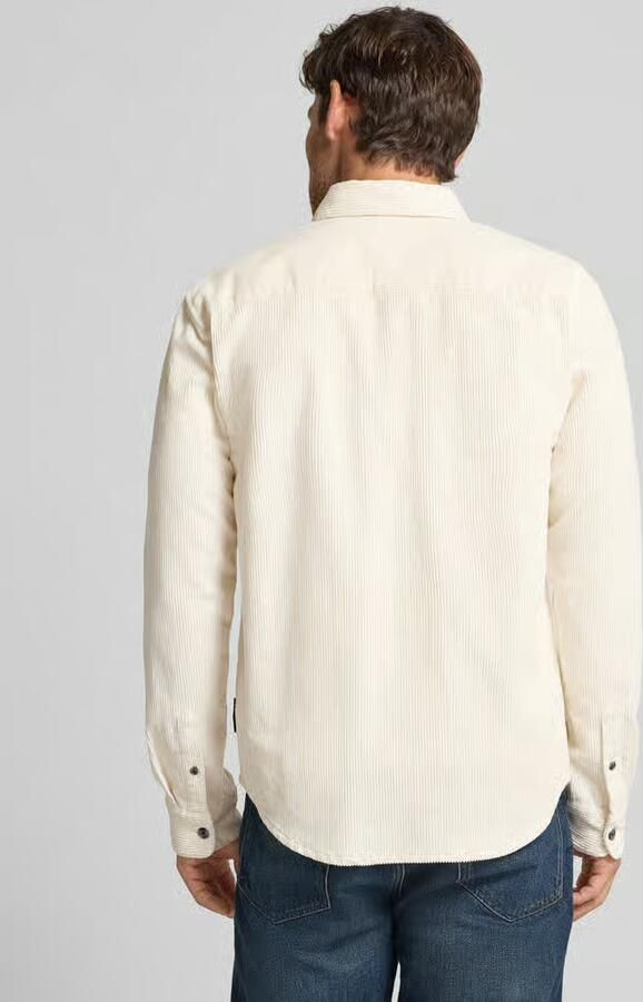 Tom Tailor Denim Relaxed fit ribcordoverhemd van puur katoen
