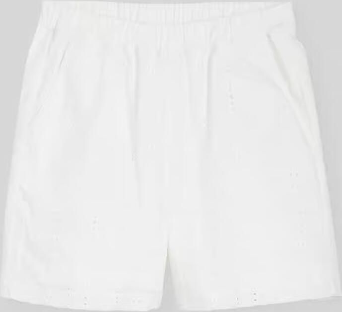 Tom Tailor Denim relaxed fit short van puur katoen met ajourwerk - Foto 2