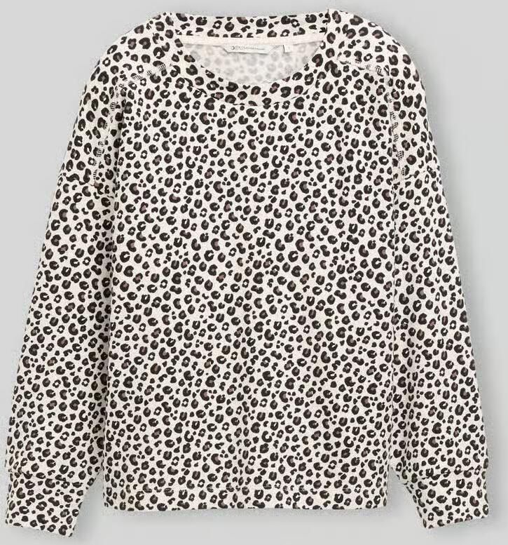 Tom Tailor Denim relaxed fit sweatshirt van katoenmix
