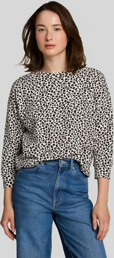Tom Tailor Denim relaxed fit sweatshirt van katoenmix - Foto 3
