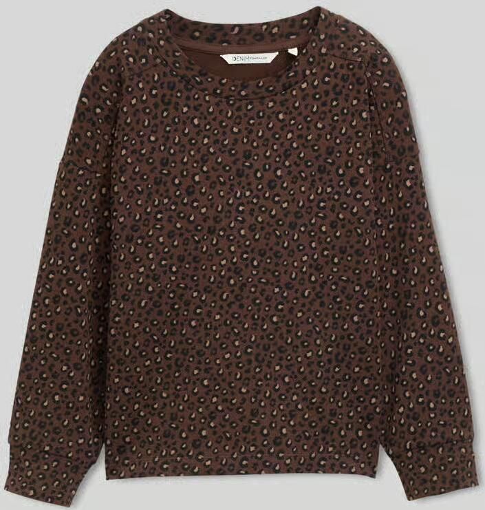 Tom Tailor Denim relaxed fit sweatshirt van katoenmix