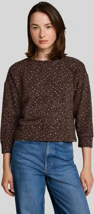Tom Tailor Denim relaxed fit sweatshirt van katoenmix - Foto 3