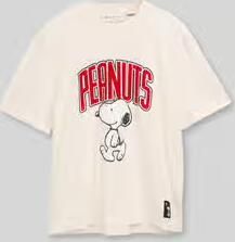 Tom Tailor Denim relaxed fit t-shirt met peanuts motiefprint