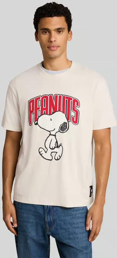 Tom Tailor Denim relaxed fit t-shirt met peanuts motiefprint - Foto 3