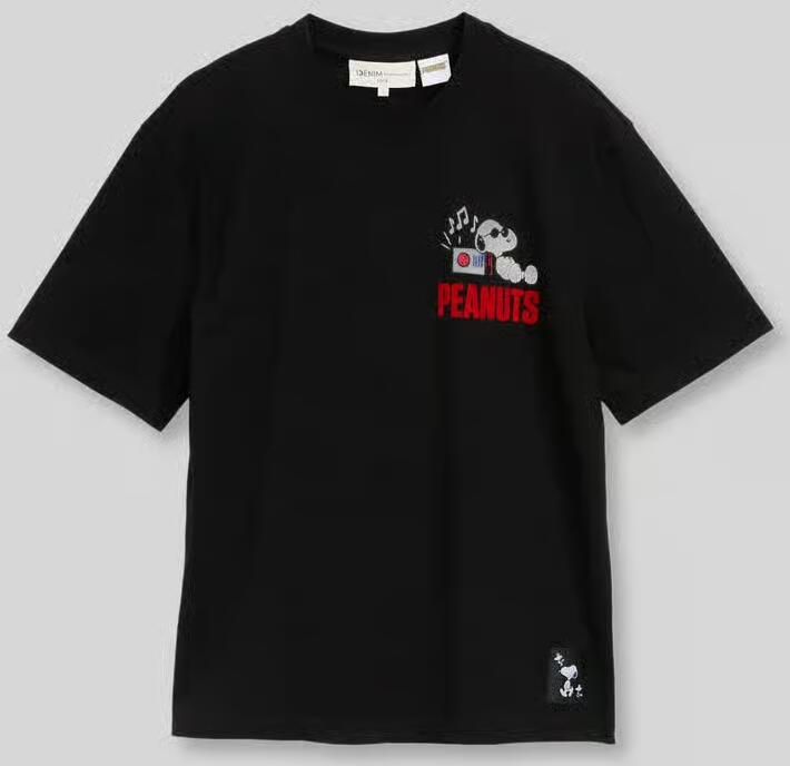 Tom Tailor Denim relaxed fit t-shirt met peanuts motiefprint - Foto 2