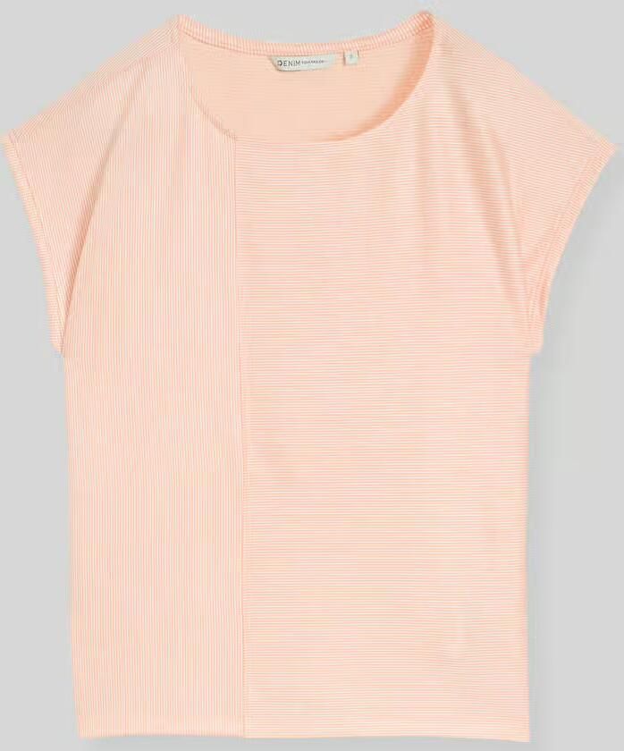 Tom Tailor Denim relaxed fit T-shirt met ronde hals - Foto 2