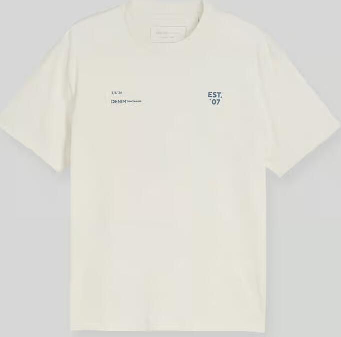 Tom Tailor Denim relaxed fit T-shirt van puur katoen - Foto 2