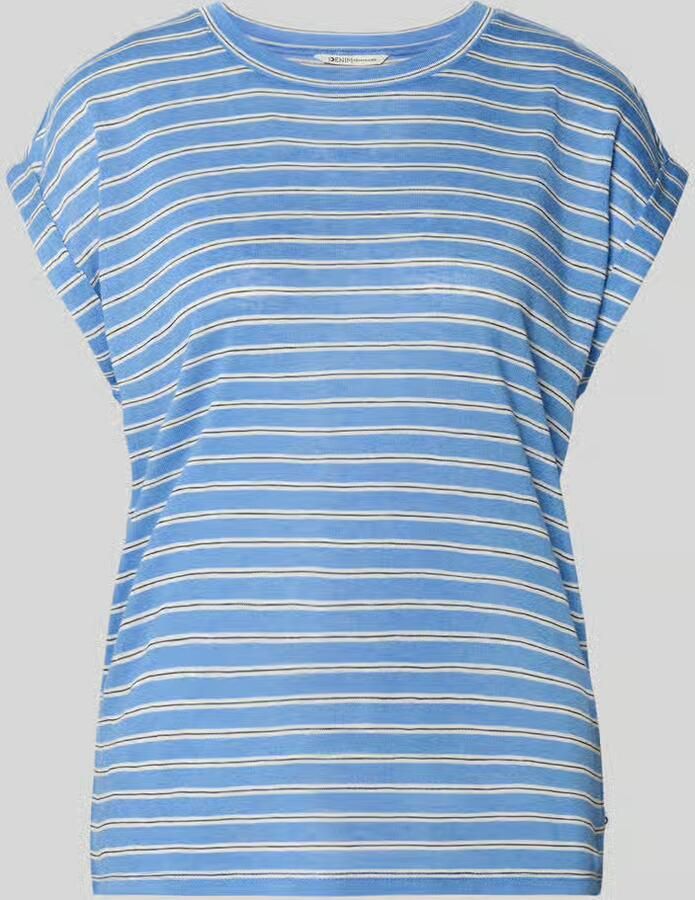 Tom Tailor Denim relaxed fit T-shirt van viscosemix - Foto 2