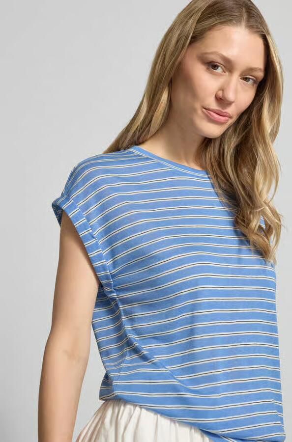 Tom Tailor Denim relaxed fit T-shirt van viscosemix