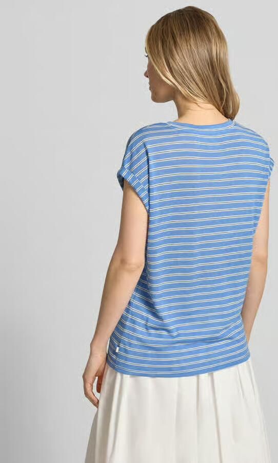 Tom Tailor Denim relaxed fit T-shirt van viscosemix - Foto 3