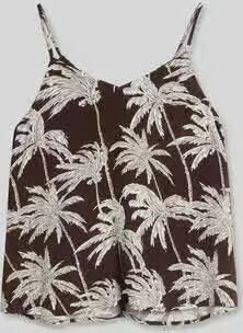 Tom Tailor Denim relaxed fit top van pure viscose met bindceintuur