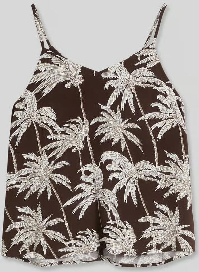 Tom Tailor Denim relaxed fit top van pure viscose met bindceintuur - Foto 2