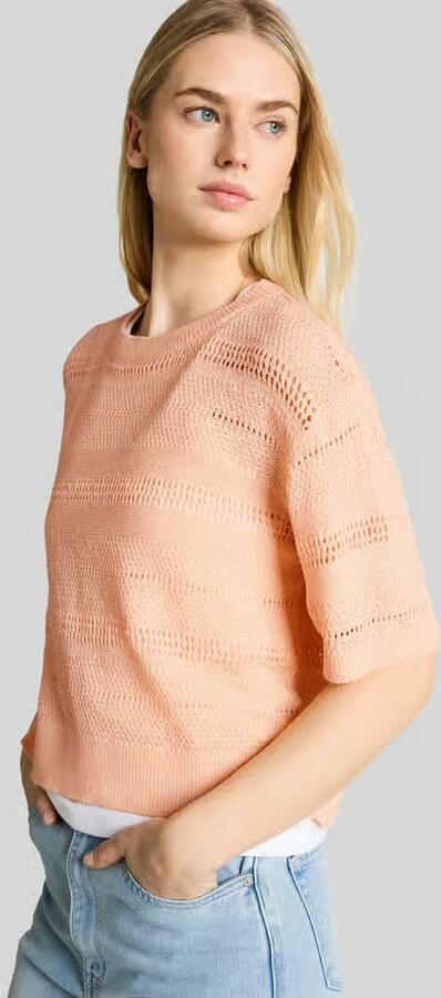 Tom Tailor Denim relaxed fit trui met breilook