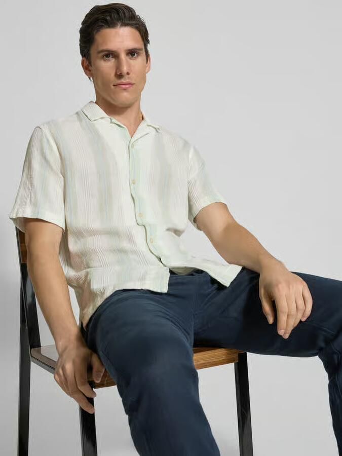 Tom Tailor Denim Relaxed fit vrijetijdsoverhemd van puur katoen