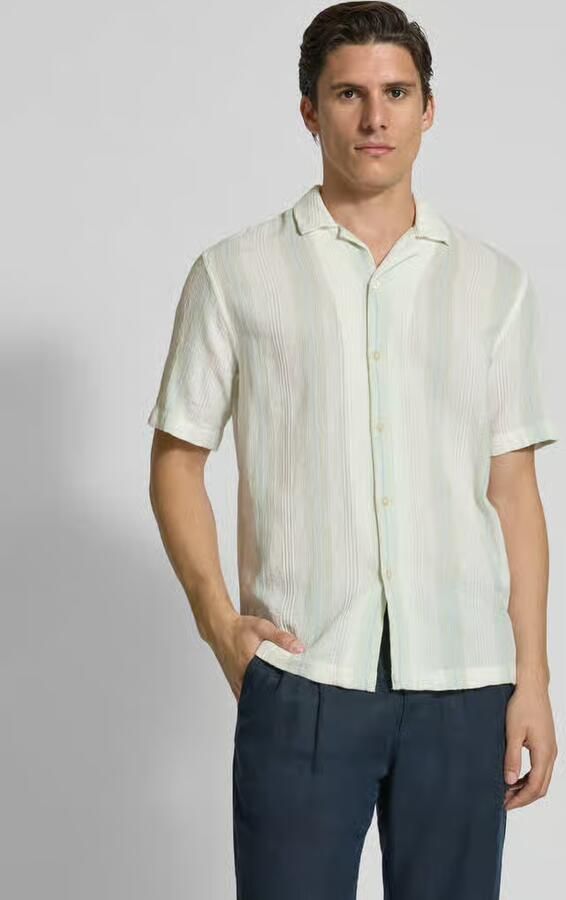 Tom Tailor Denim Relaxed fit vrijetijdsoverhemd van puur katoen - Foto 4