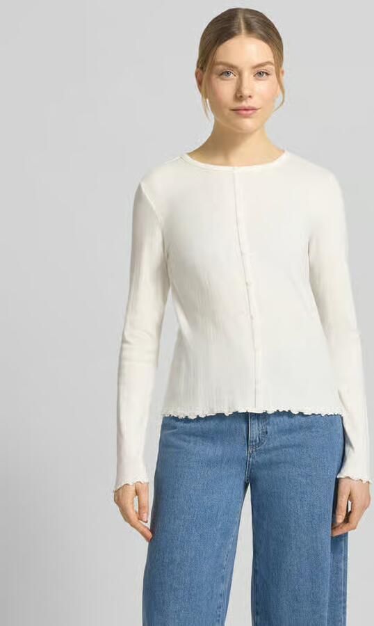 Tom Tailor Denim shaped fit shirt met lange mouwen van katoenmix - Foto 4
